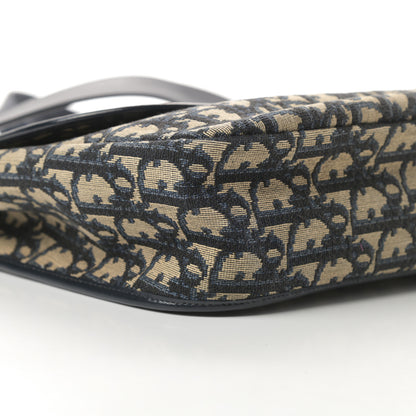 Christian Dior Monogram Flap Navy Blue 8 of 13
