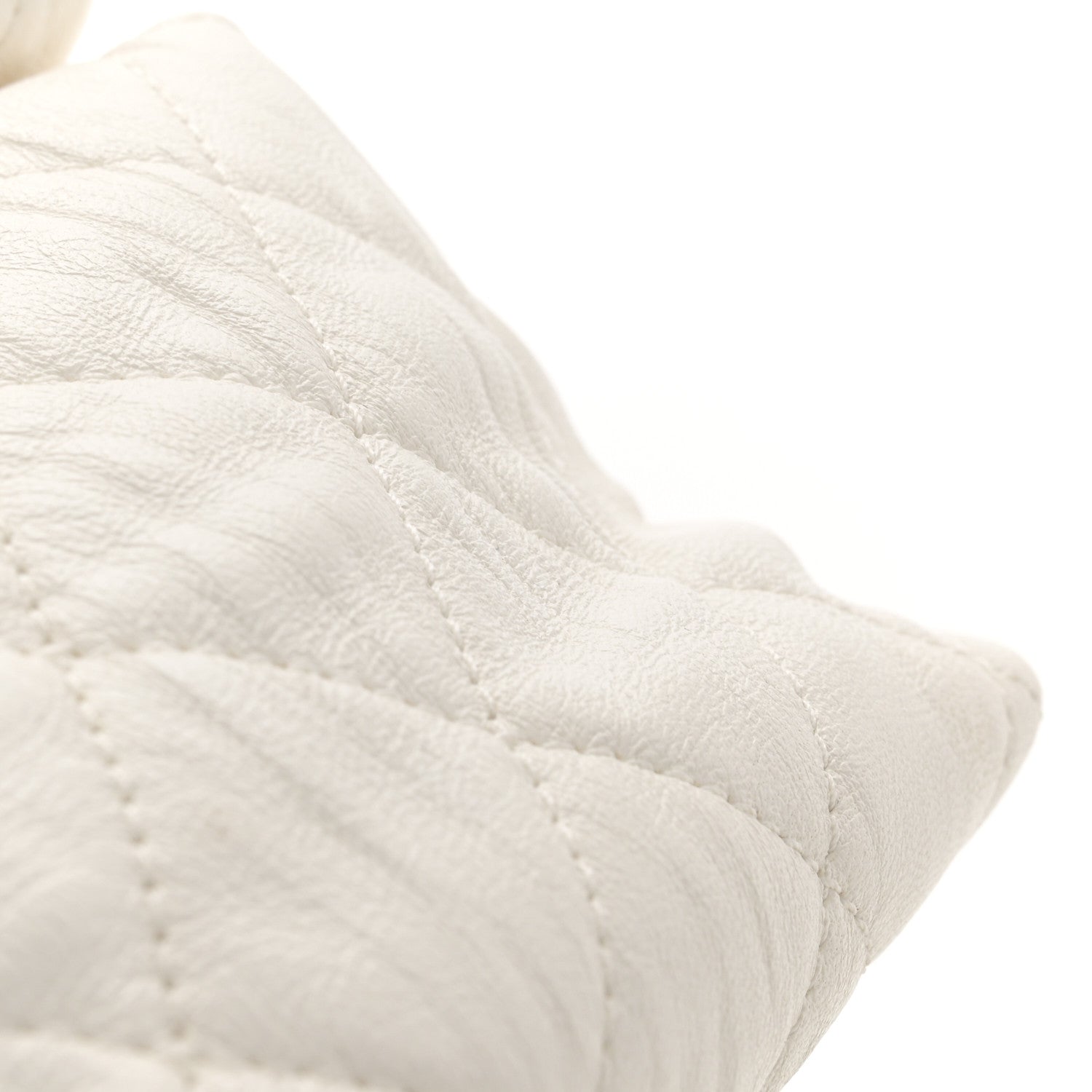 Chanel Crumpled Lambskin Quilted Small CC Links Shoulder Bag White 12 of 13