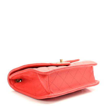 Chanel Caviar Quilted Medium Sweet Classic Flap Red 4 of 9