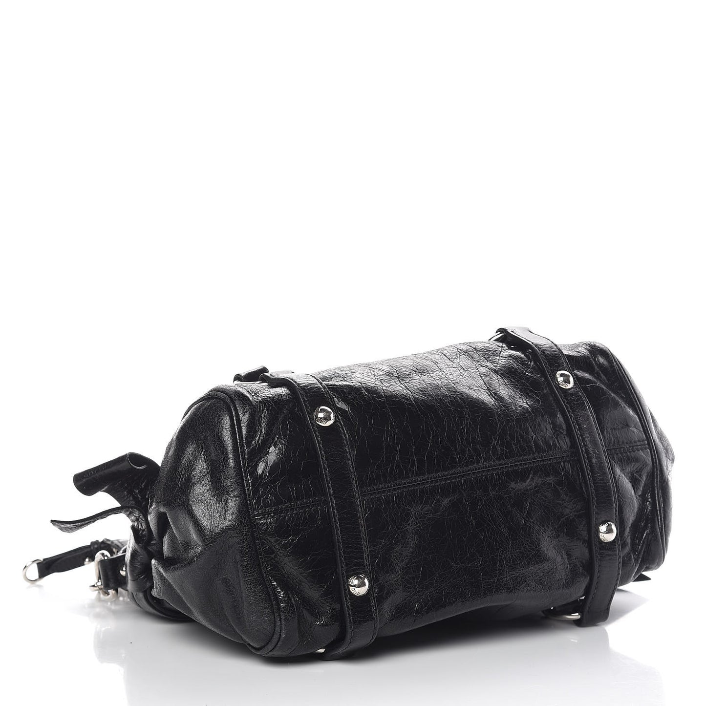Vitello Lux Mini Bow Bag Black