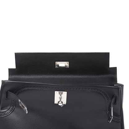 Hermes Swift Grain d'H Ghillies Kelly 32 Black 20 of 36