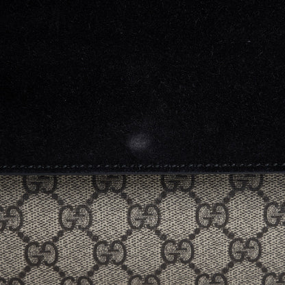 Gucci GG Supreme Monogram Medium Dionysus Shoulder Bag Black 9 of 10