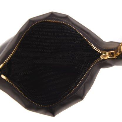 Prada Tessuto Nylon Saffiano Wristlet Fumo 6 of 15