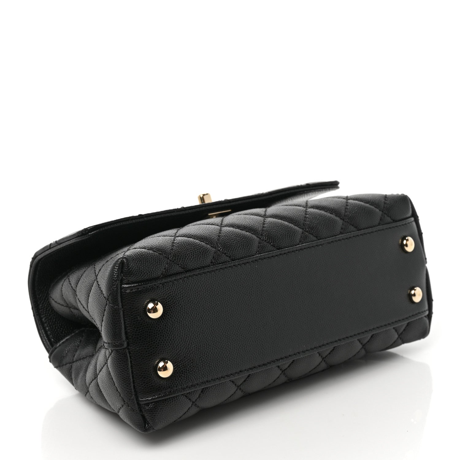 Chanel Caviar Quilted Mini Coco Handle Flap Black 4 of 9