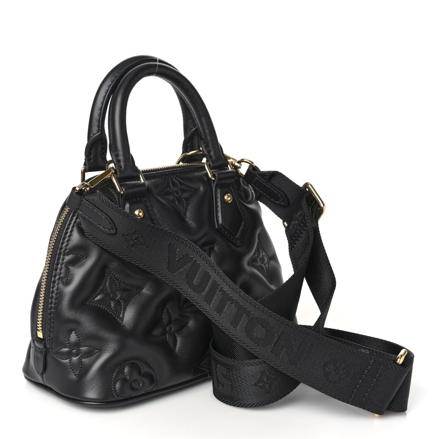 Calfskin Bubblegram Alma BB Black