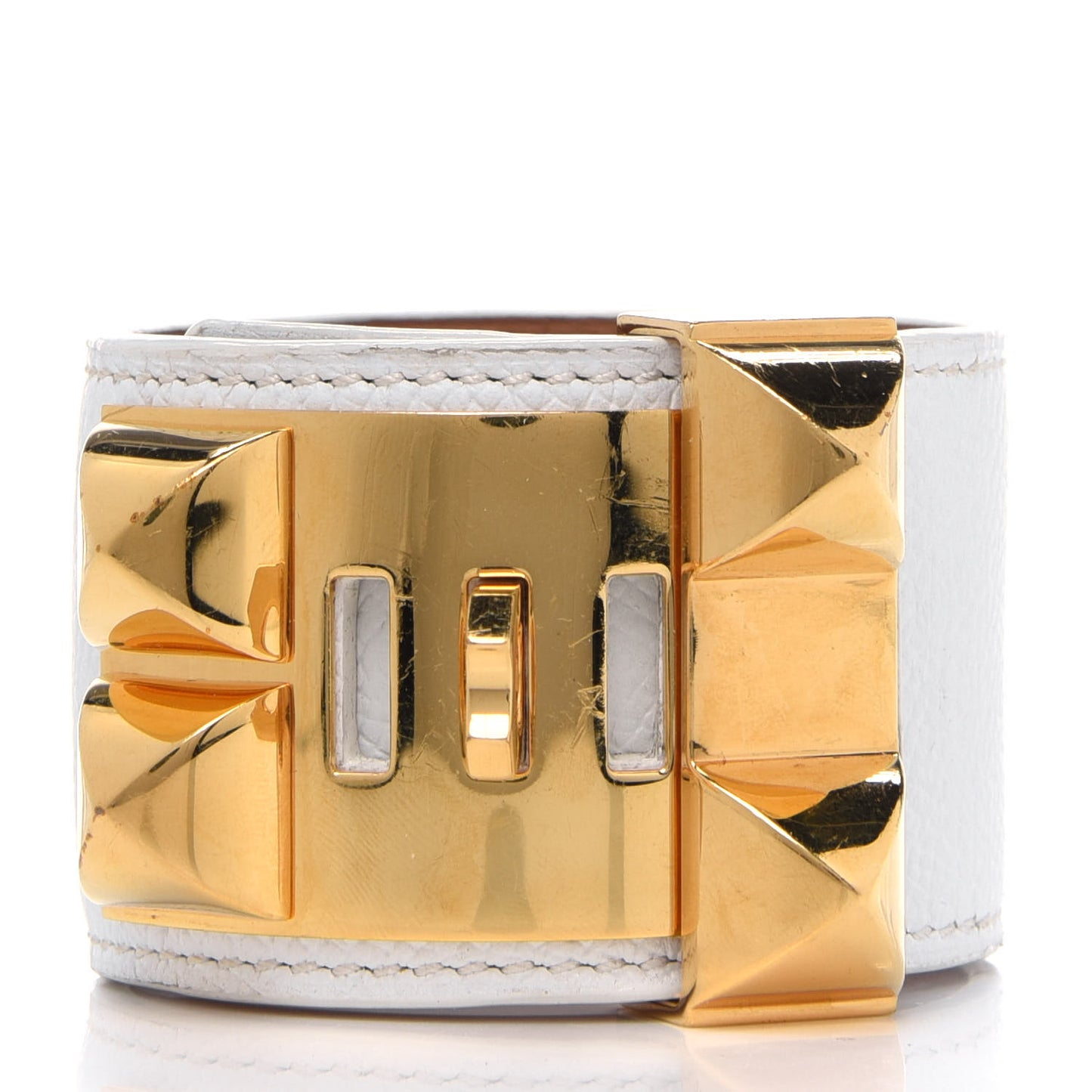 Epsom Collier de Chien CDC Bracelet S White