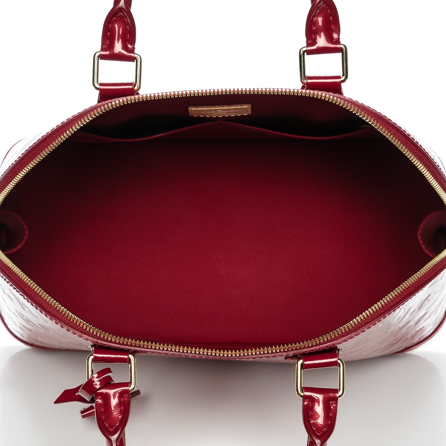 Louis Vuitton Vernis Alma MM Pomme D'Amour 5 of 6