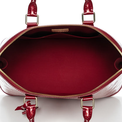 Louis Vuitton Vernis Alma MM Pomme D'Amour 5 of 6