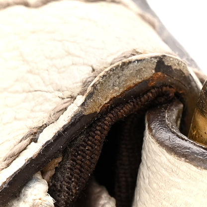 Gucci Monogram Bamboo Horsebit Hobo Off White 19 of 22