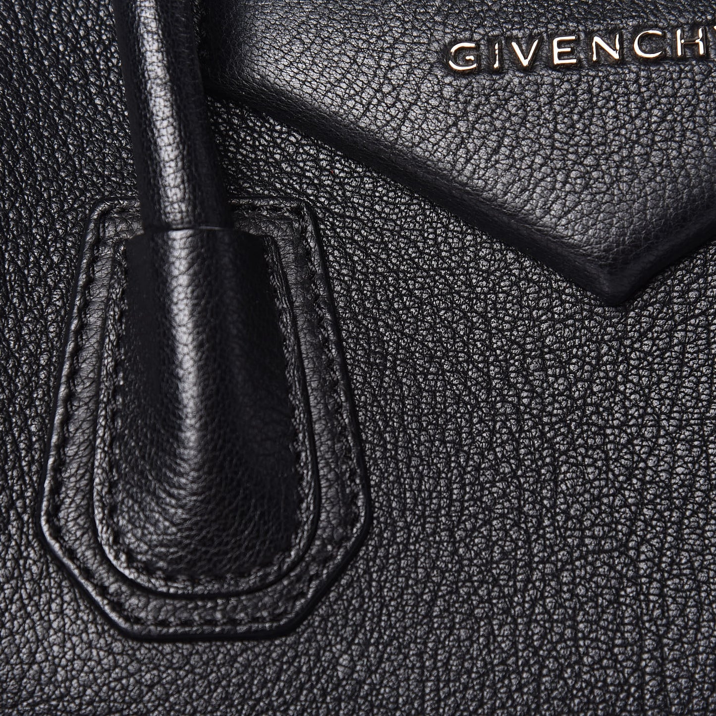 Sugar Goatskin Small Antigona Black