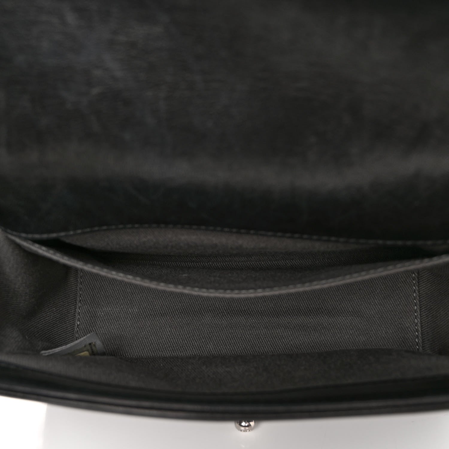 Chanel Lambskin Studded Galuchat Stingray Small Boy Crossbody Flap Black 5 of 10