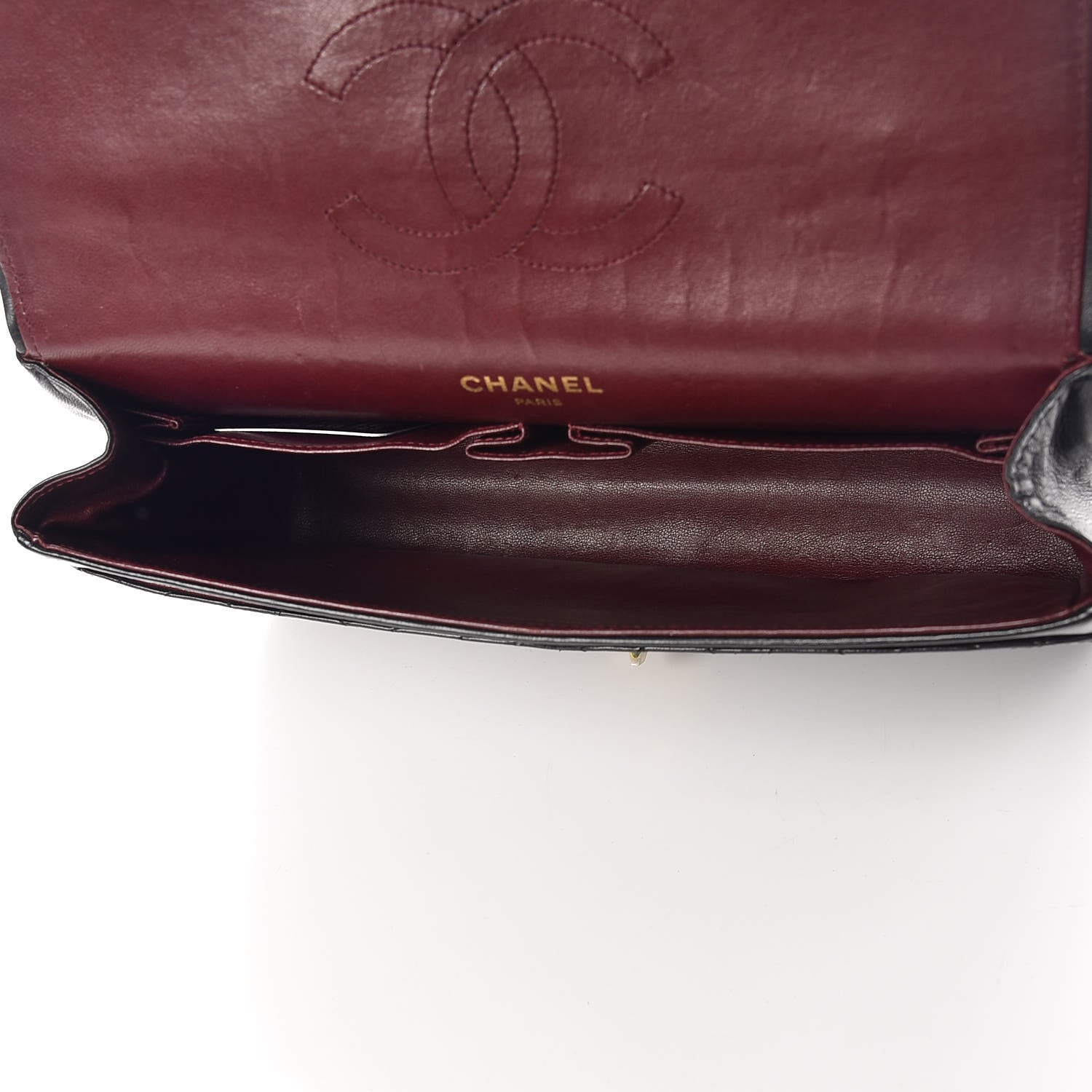 Chanel Lambskin Quilted Medium Double Flap Bijoux Chain Black 5 of 19