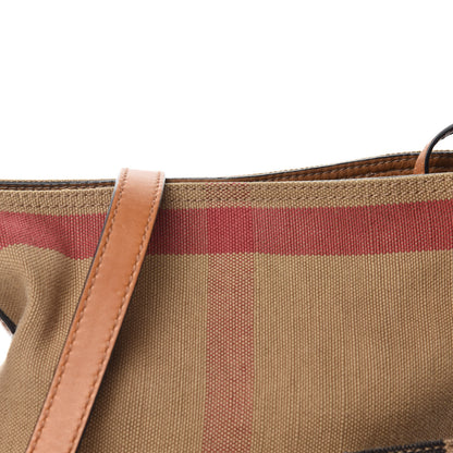 Burberry Canvas Check Mini Ashby Tassel Crossbody Saddle Brown 11 of 11