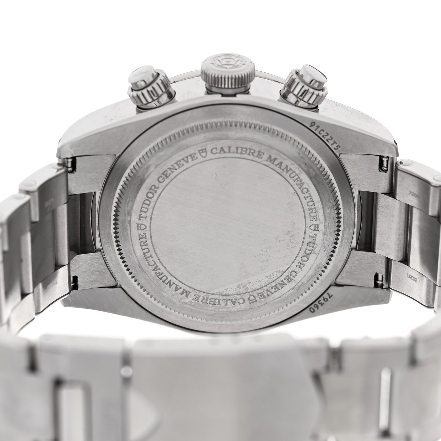 Stainless Steel 41mm Black Bay Chronograph Panda Automatic Watch White 79360N