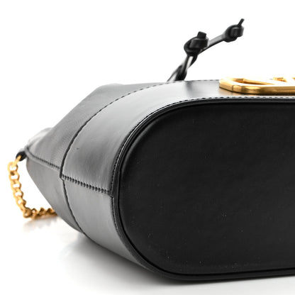 Valentino Garavani Nappa Mini VLogo Signature Chain Bucket Bag Black 8 of 10