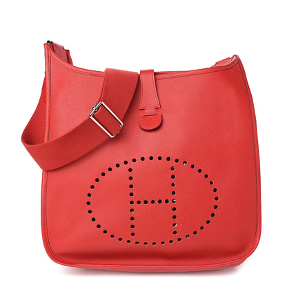 Hermes Epsom Evelyne III PM Rouge Casaque 1 of 9