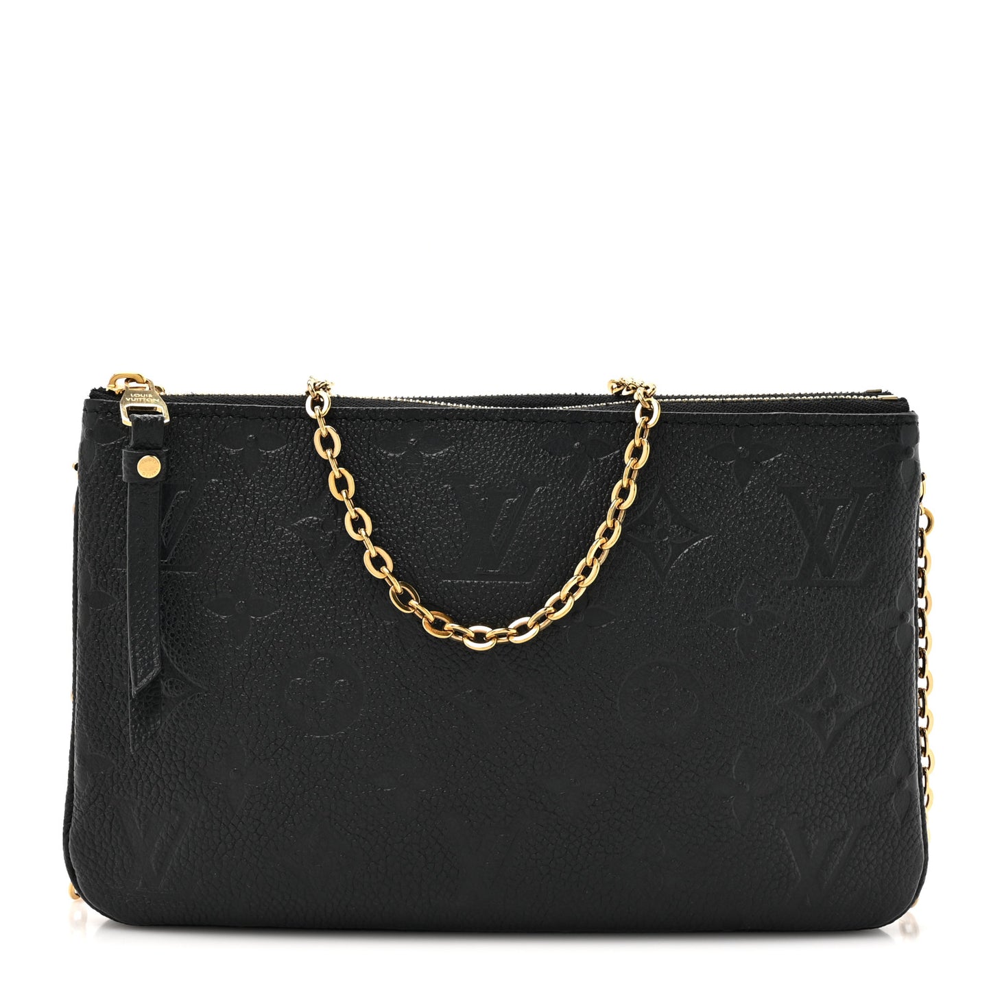 Empreinte Double Zip Pochette Black