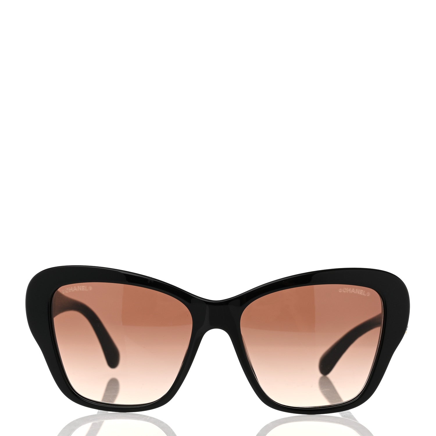 Chanel Acetate Lambskin CC Sunglasses 5457-Q-A Black 2 of 8
