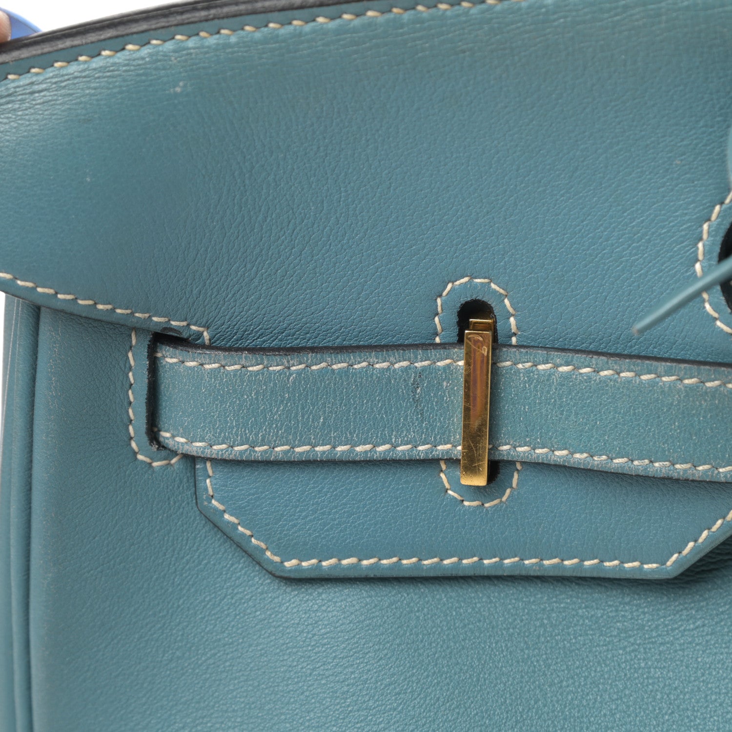 Hermes Gulliver Birkin 35 Blue Jean 17 of 19