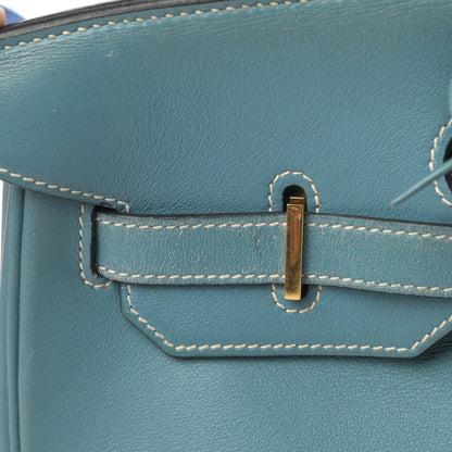 Hermes Gulliver Birkin 35 Blue Jean 17 of 19