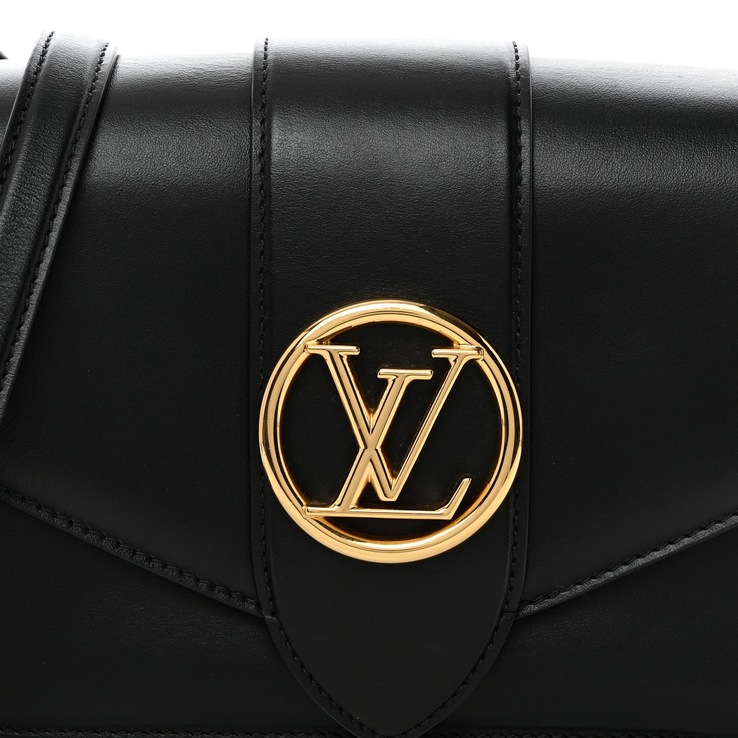 Smooth Calfskin LV Pont 9 Black