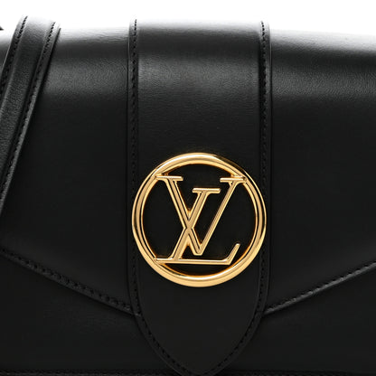 Louis Vuitton Smooth Calfskin LV Pont 9 Black 8 of 10