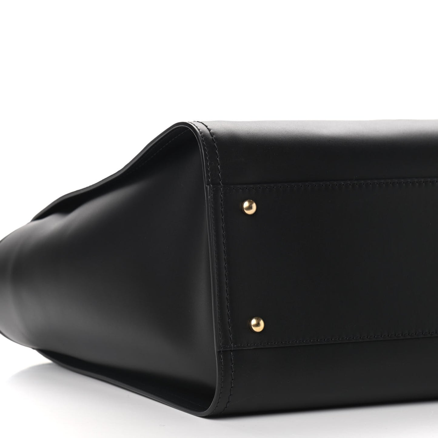 Calfskin Medium Deauville Tote Black