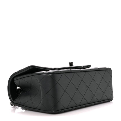Chanel Lambskin Quilted Mini Rectangular Flap So Black 4 of 12