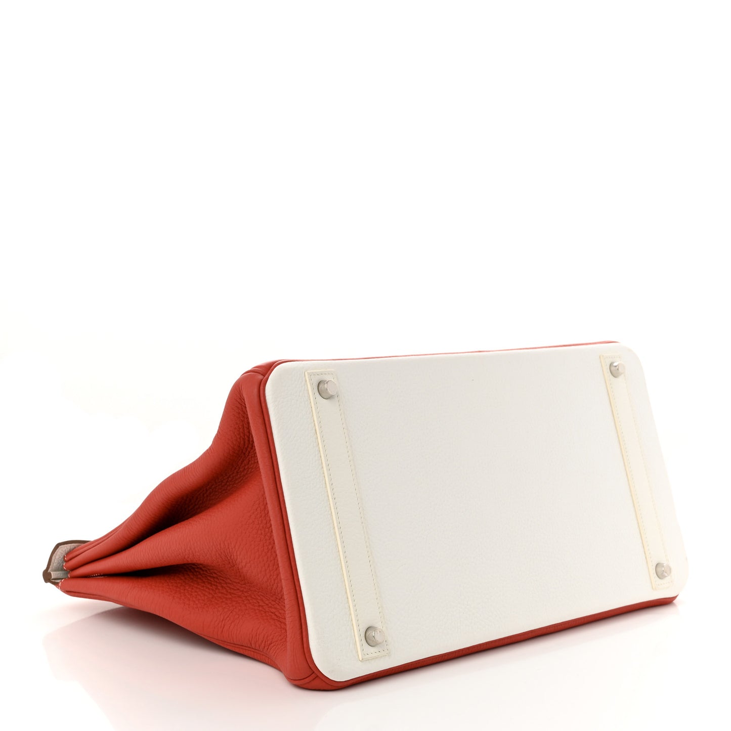 Togo Casaque Birkin 40 Sanguine White