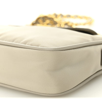 Prada Tessuto Nylon Saffiano Crossbody Bag Pomice 10 of 11