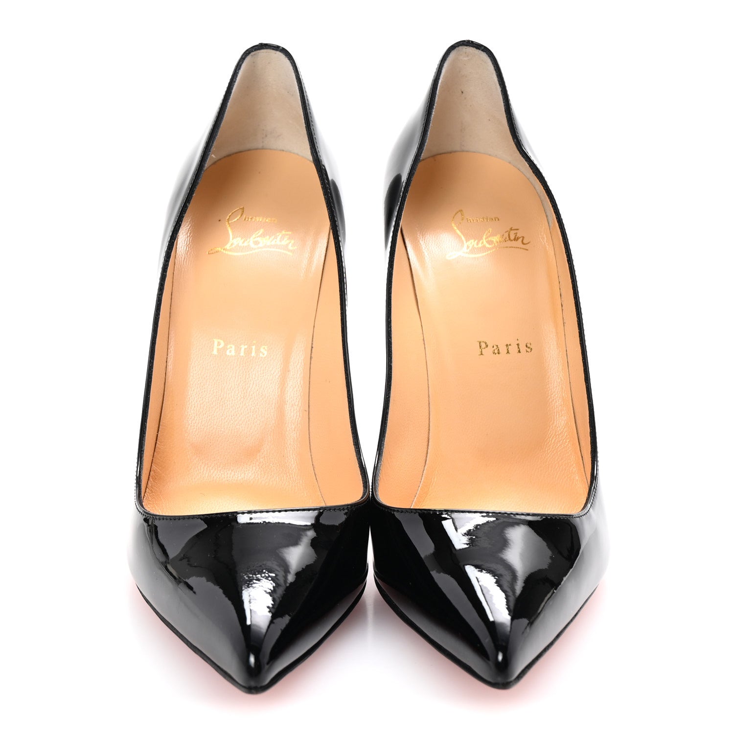 Christian Louboutin Patent Pigalle Follies 100 Pumps 39 Black 3 of 9