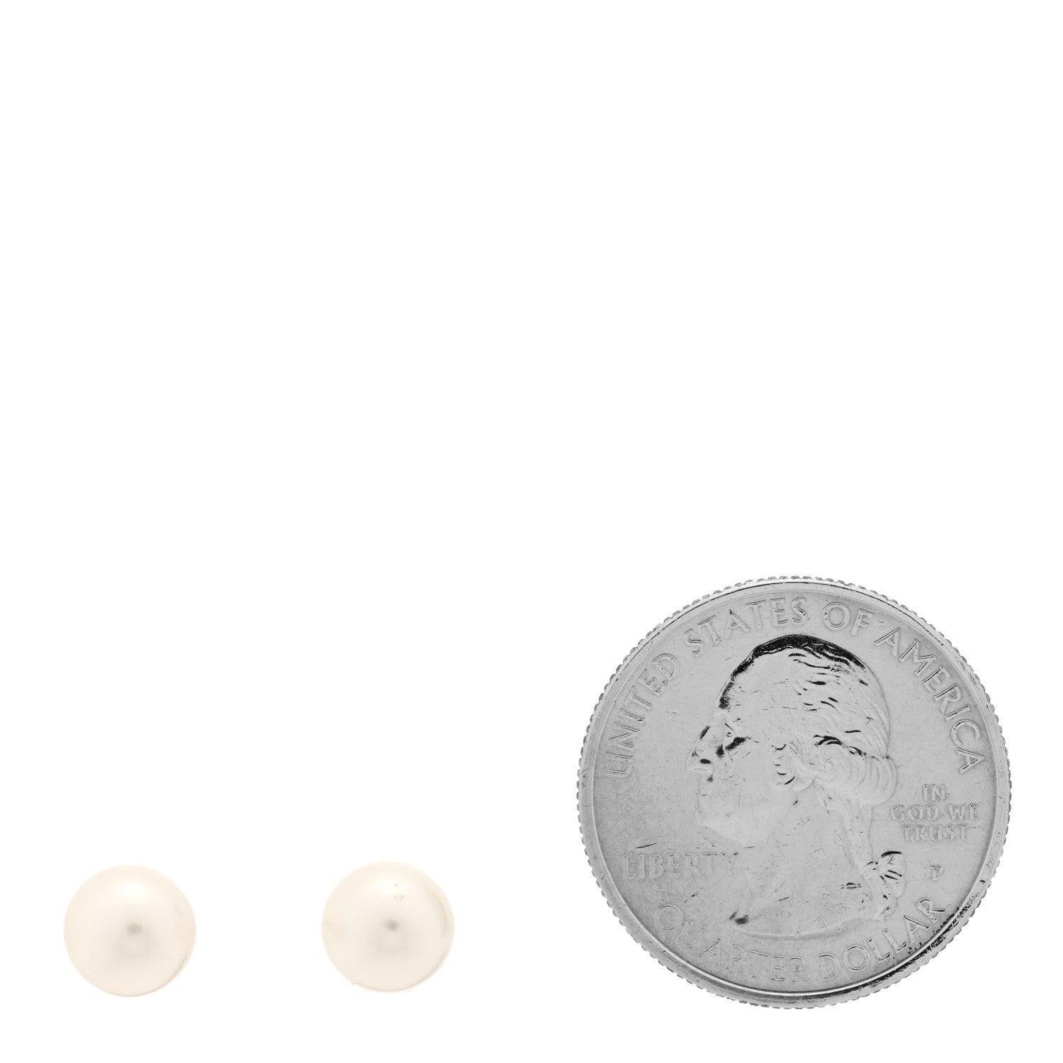 Mikimoto 18K Yellow Gold Akoya Pearl 7-7.5mm Stud Earrings 2 of 5
