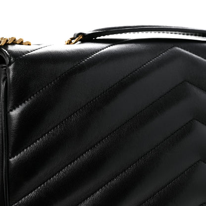 Saint Laurent Lambskin Quilted Monogram Large Loulou Black 15 of 15