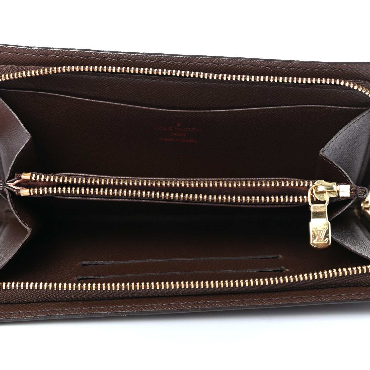 Louis Vuitton Damier Ebene Porte-Monnaie Zippy Wallet 5 of 8