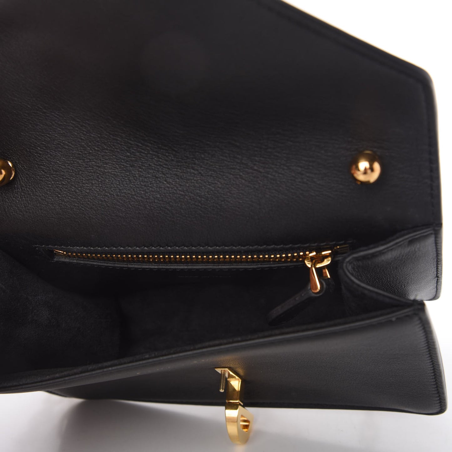 Smooth Calfskin Mini C'est Flap Bag Black