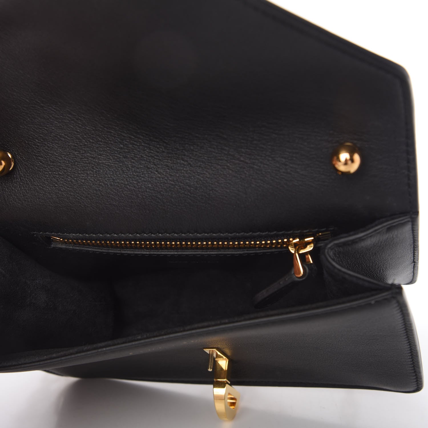Christian Dior Smooth Calfskin Mini C'est Flap Bag Black 5 of 10