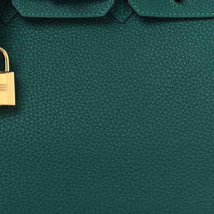 Hermes Togo Birkin 25 Malachite 8 of 11