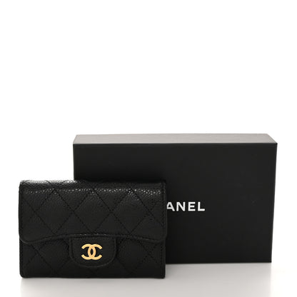 Chanel Caviar Quilted Flap Card Holder Black 9 of 9