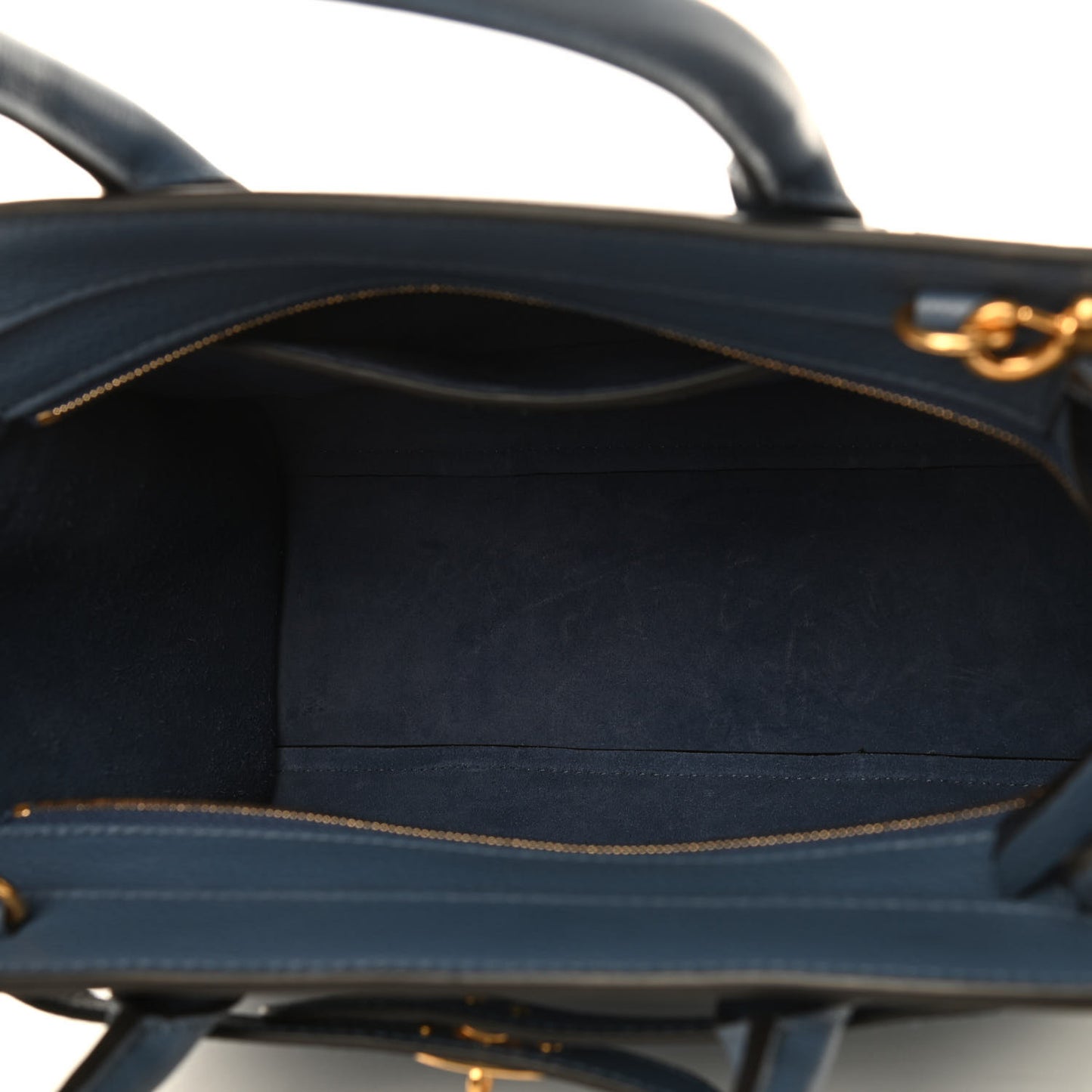Small Classic Grain Mini Zipped Bayswater Pale Navy
