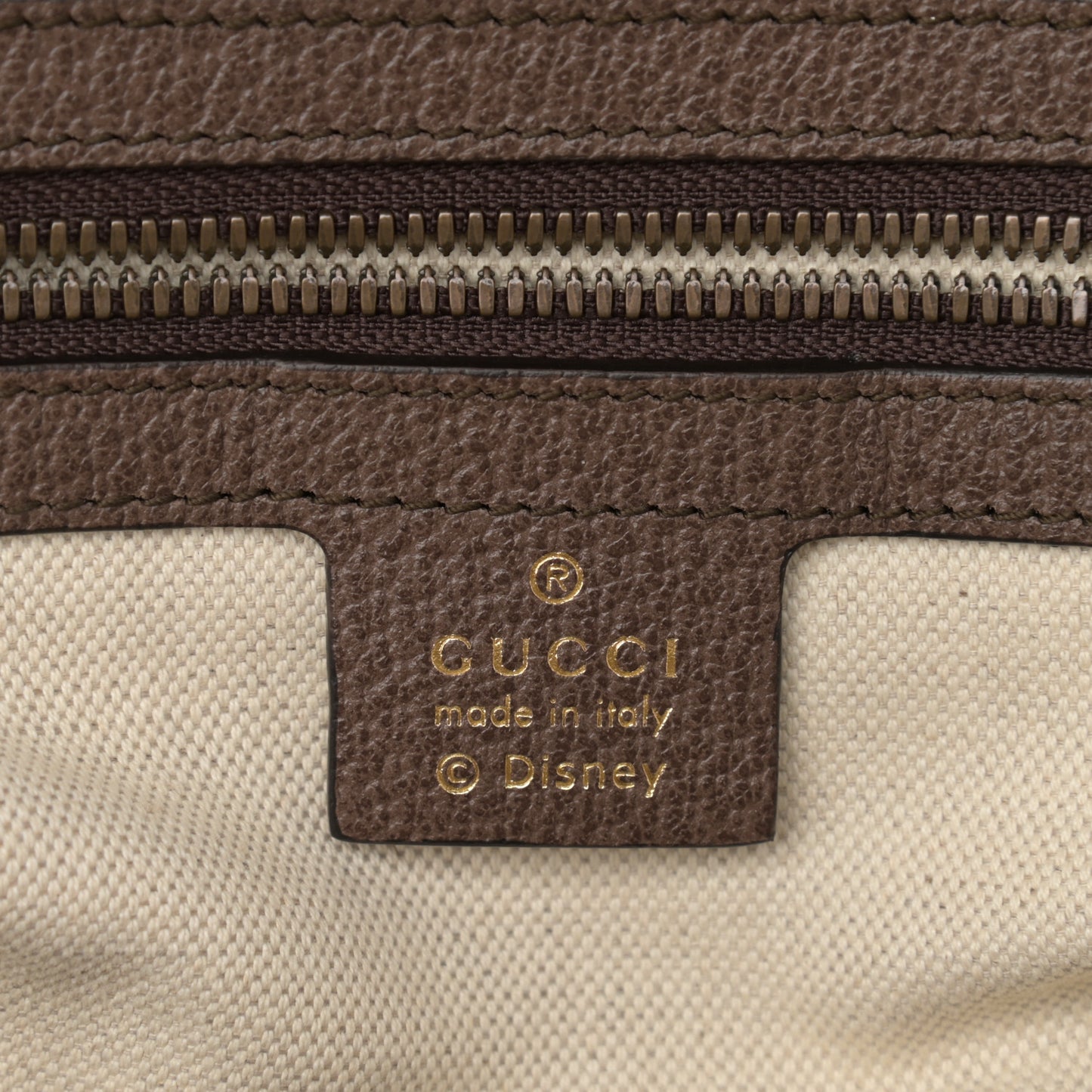 X DISNEY GG Supreme Monogram Web Three Little Pigs Ophidia Dome Backpack Beige New Acero
