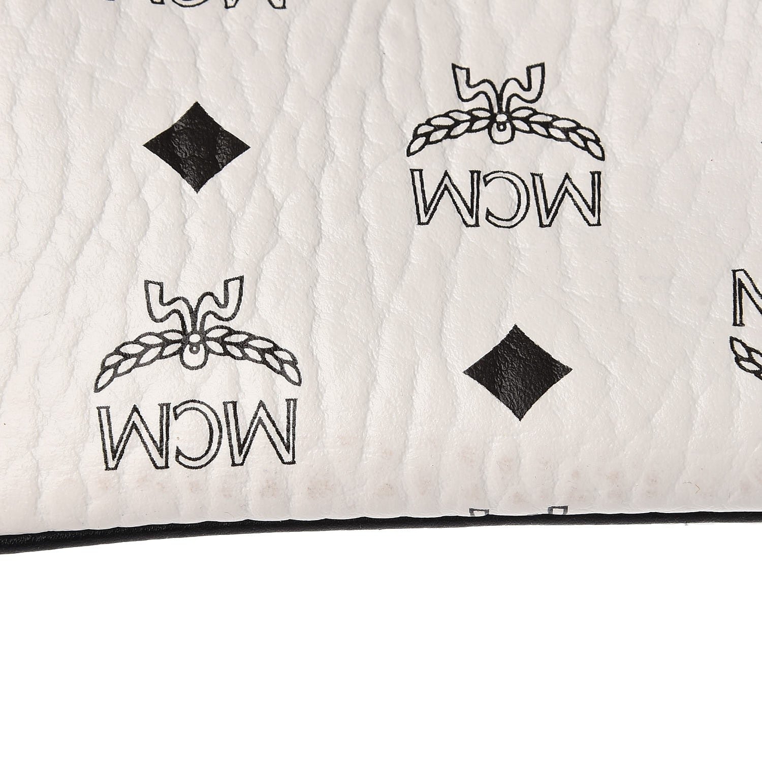 MCM Visetos Large Crossbody Black White 15 of 15