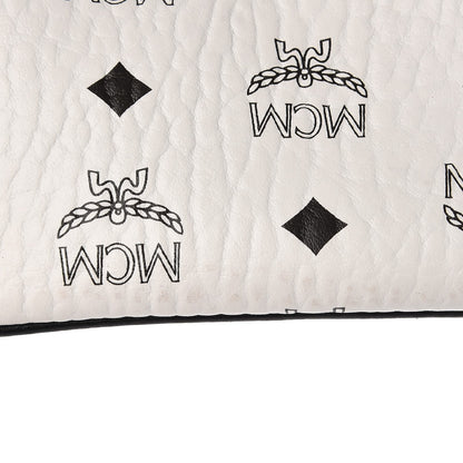 MCM Visetos Large Crossbody Black White 15 of 15