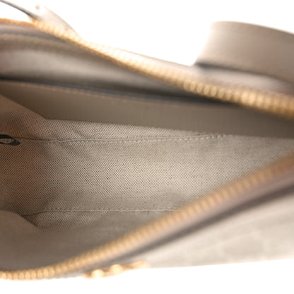 Gucci GG Supreme Monogram Textured Dollar Calfskin Small Ophidia Hobo Beige Mystic White Oatmeal 5 of 8