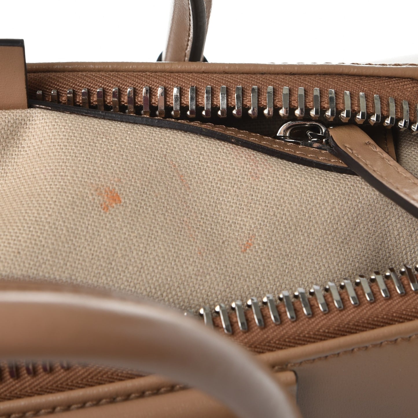Shiny Lord Calfskin Medium Antigona Dark Beige