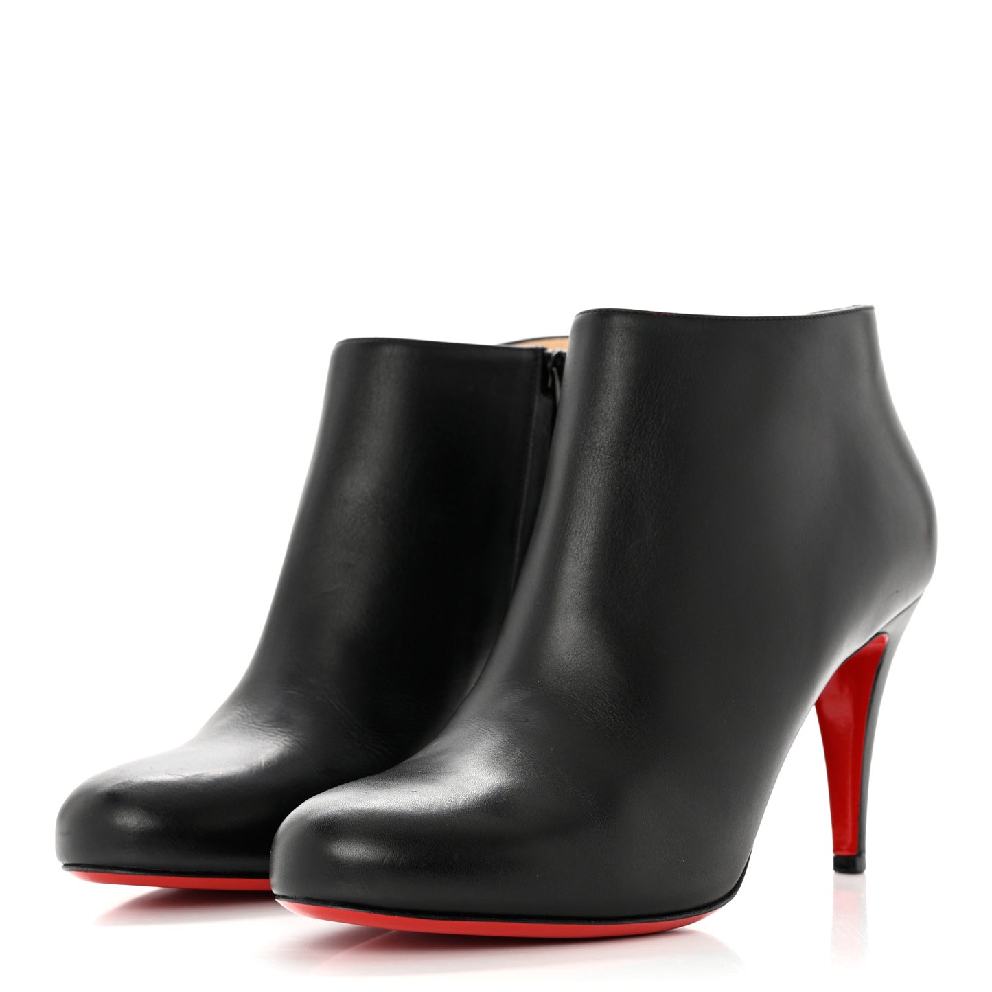 Calfskin Belle 85 Ankle Boots 40.5 Black