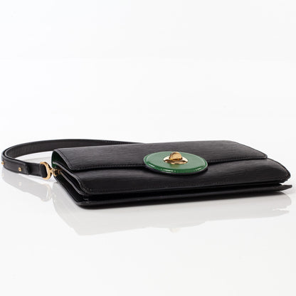 Louis Vuitton Epi Sac Friedland Black Green 5 of 9