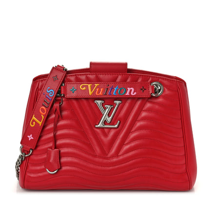 Louis Vuitton Calfskin New Wave Chain Tote Ecarlate 1 of 9