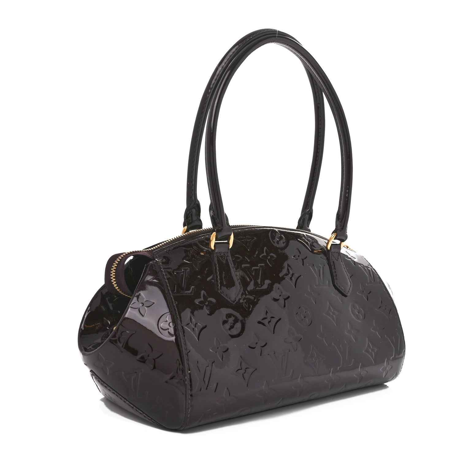 Louis Vuitton Vernis Sherwood PM Amarante 2 of 9
