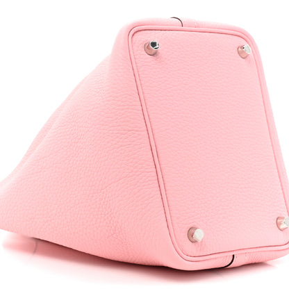 Hermes Taurillon Clemence Picotin Lock 18 PM Rose Sakura 10 of 10