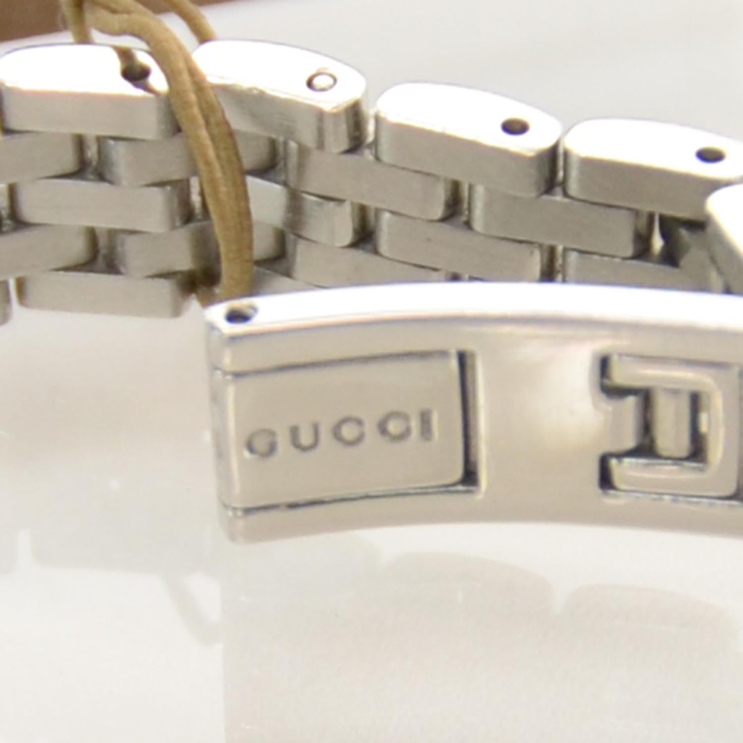 Gucci Stainless Steel Diamond 14mm G-Frame Quartz Watch Black 4 of 6